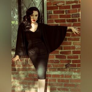 **SOLD** Black Drusilla Dress Size M La Femme en Noir